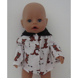 zomer jas kangaroo baby born 43cm