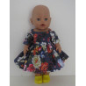 zomersejurk bloem baby born 43cm