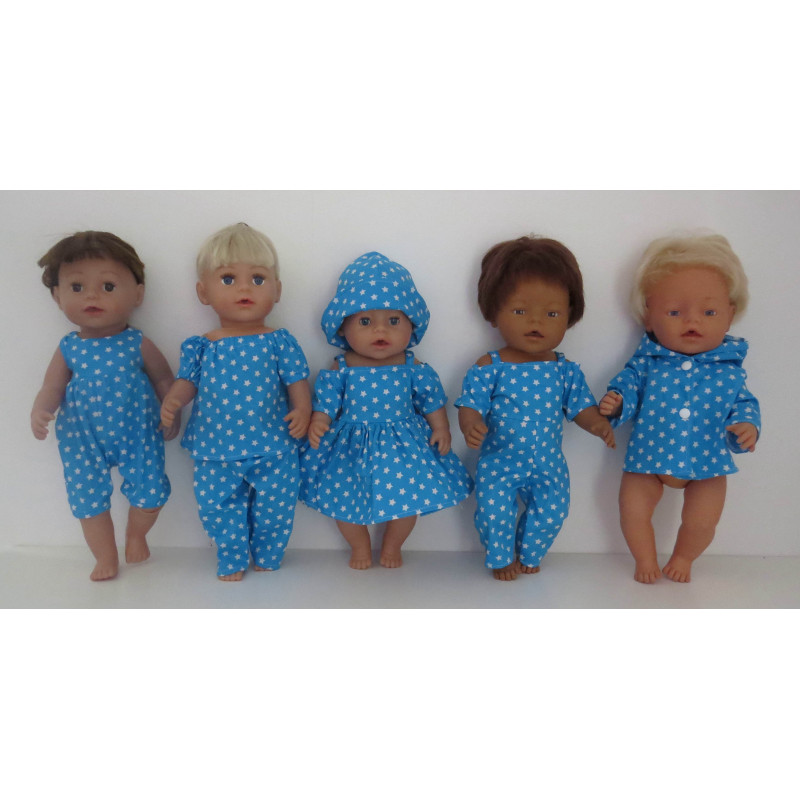 gift set blauw sterren baby born 43cm