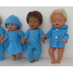 gift set blauw sterren baby born 43cm