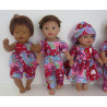 gift set rood gekleurd baby born 43cm