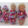 gift set rood gekleurd baby born 43cm