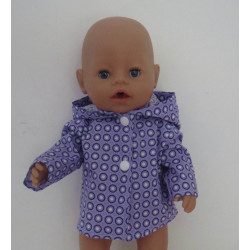 zomer jas lila stippen baby...