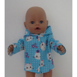 zomer jas blauw kat baby...