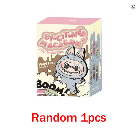 labubu exciting macaron radom box