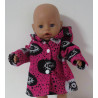 softshell winterjas hard roze baby born 43cm