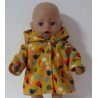 softshell winterjas geel baby born 43cm