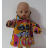 softshell winterjas geel bewerkt baby born 43cm