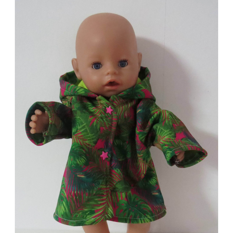 softshell winterjas bladeren baby born 43cm