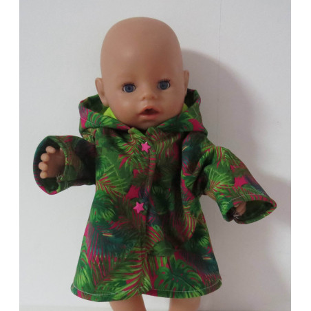 softshell winterjas bladeren baby born 43cm