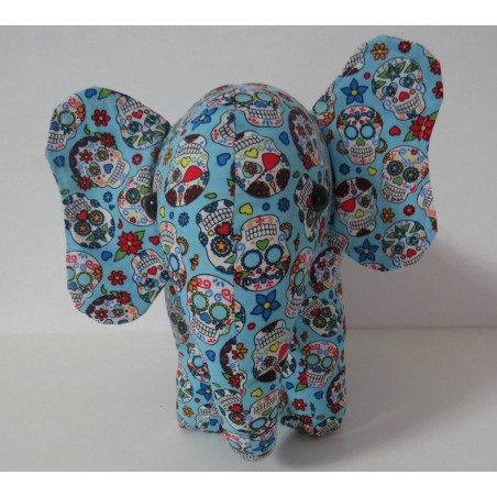 knuffel olifant blauw 25/30cm