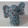 knuffel olifant blauw 25/30cm