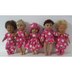 gift set roze kat baby born...
