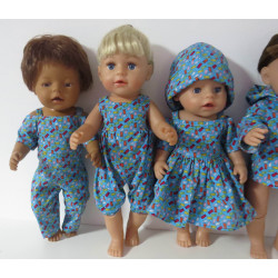 gift set blauw snoepjes baby born 43cm