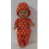 boot setje oranje sterren baby born 43cm