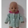 zomer jas bloemen baby born 43cm