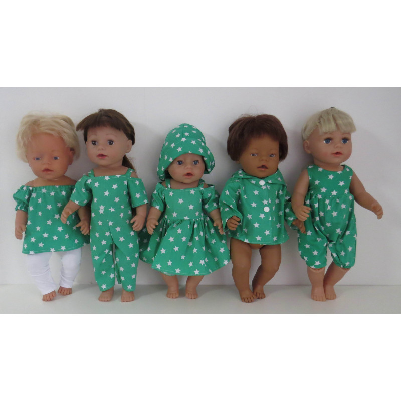 gift set groen sterren baby born 43cm