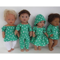 gift set groen sterren baby born 43cm