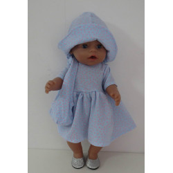 zomerjurk outfitt blauw...
