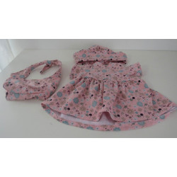 zomerjurk roze outfitt baby born 43cm