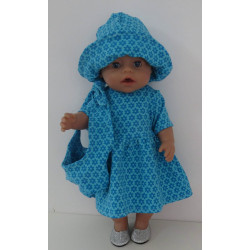 zomerjurk outfitt blauw...