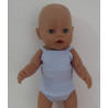 ondergoed setje blauw stippen roze baby born 43cm