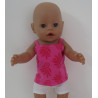 boxershort setje hard roze bloemen baby born 43cm