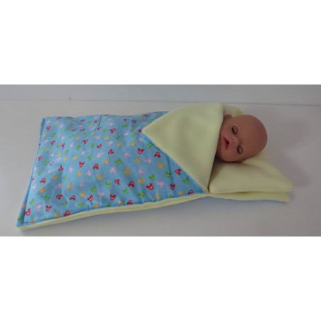 campingslaapzak blauw mickey mouse baby born little 36cm