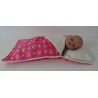 campingslaapzak hard roze aap baby born little 36cm