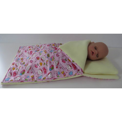 campingslaapzak roze baby...