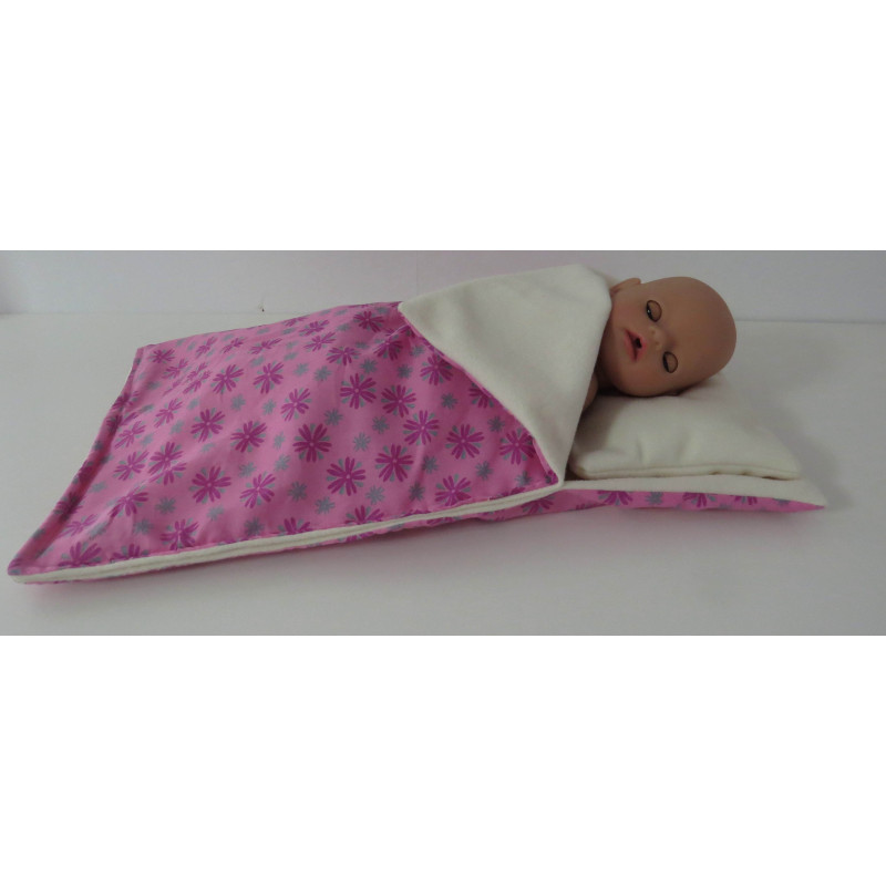campingslaapzak roze bloem baby born little 36cm