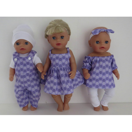 gift set lila baby born little 36cm
