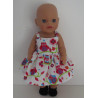 zonnejurk wit uil baby born little 36cm
