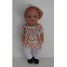 bootsetje oranje bloem baby born little 36cm