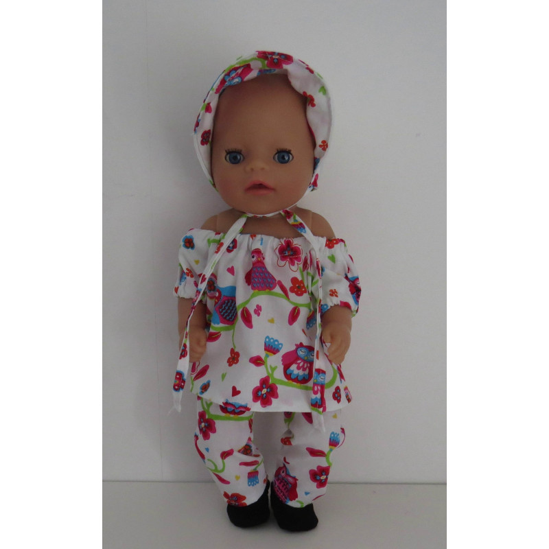bootsetje wit uilen baby born little 36cm