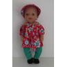 bootsetje rood baby born little 36cm