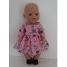 zomerse jurk roze konijnen baby born little 36cm