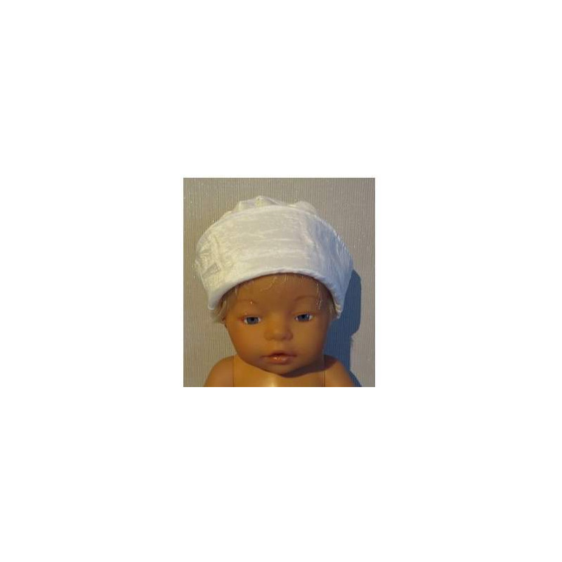 hoed wit baby born 43cm