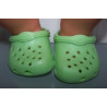 crocs groen baby born 43cm en american girl/sophia's 46cm