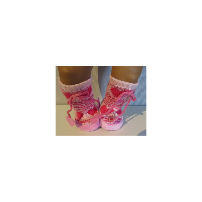 estland laarzen roze baby born 43cm en american girl/sophia's 46cm