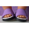 slippers lila baby born 43cm en american girl/sophia's 46cm