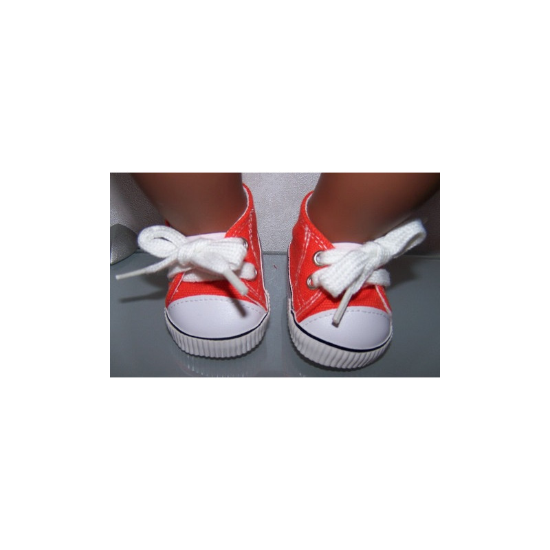 sneakers oranje baby born 43cm en american girl/sophia's 46cm