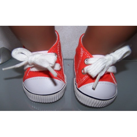 sneakers oranje baby born 43cm en american girl/sophia's 46cm