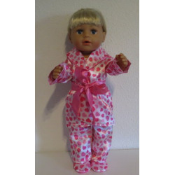 pyjama set roze baby born 43cm /american girl/sophia's 46cm