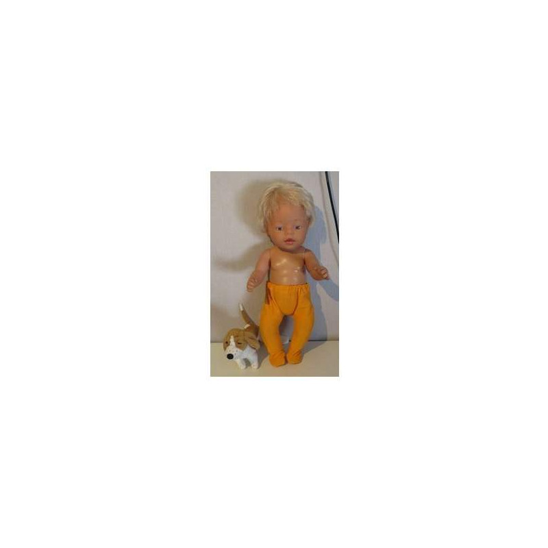 maillot licht oranje baby born 43cm