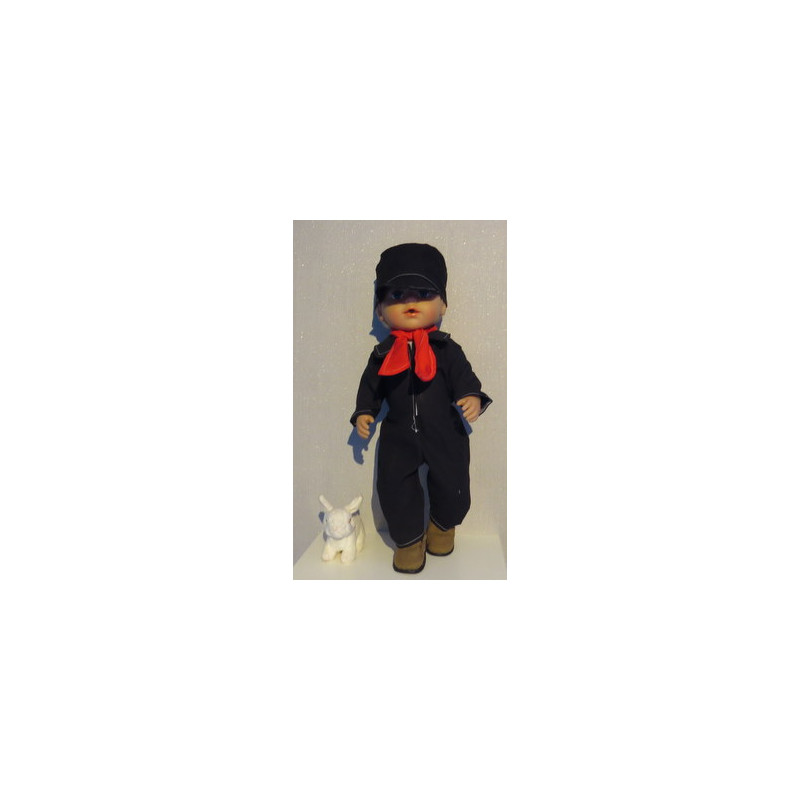 boerenoveral zwart baby born 43cm