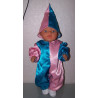 clownspak roze blauw baby born 43cm