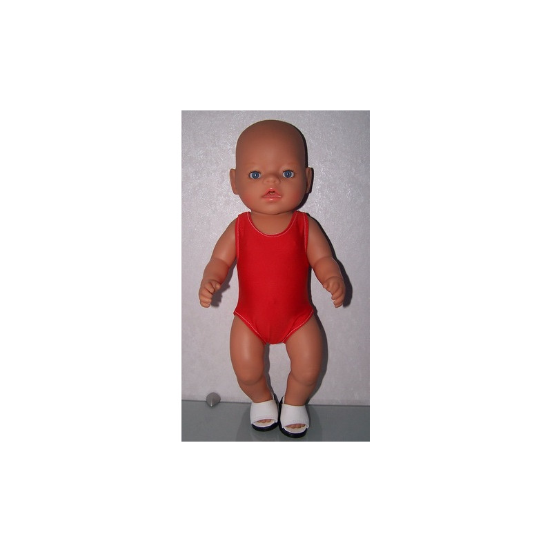badpak rood baby born 43cm