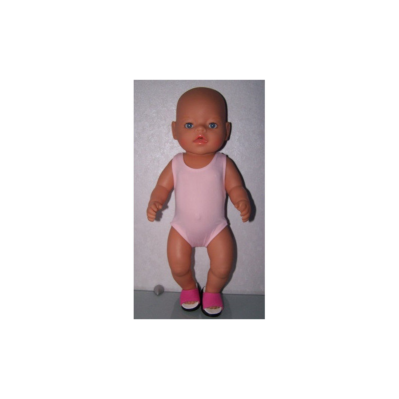 badpak licht roze baby born 43cm