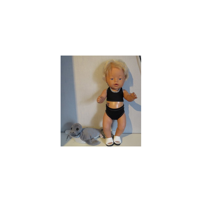 bikini zwart baby born 43cm